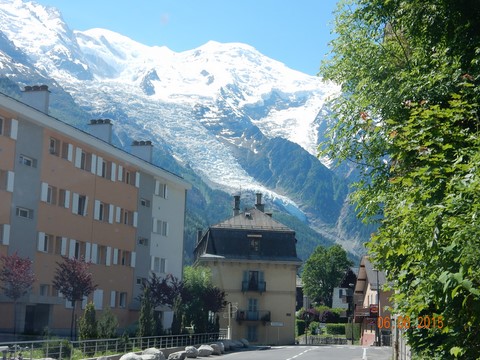 Vue sur une montagne